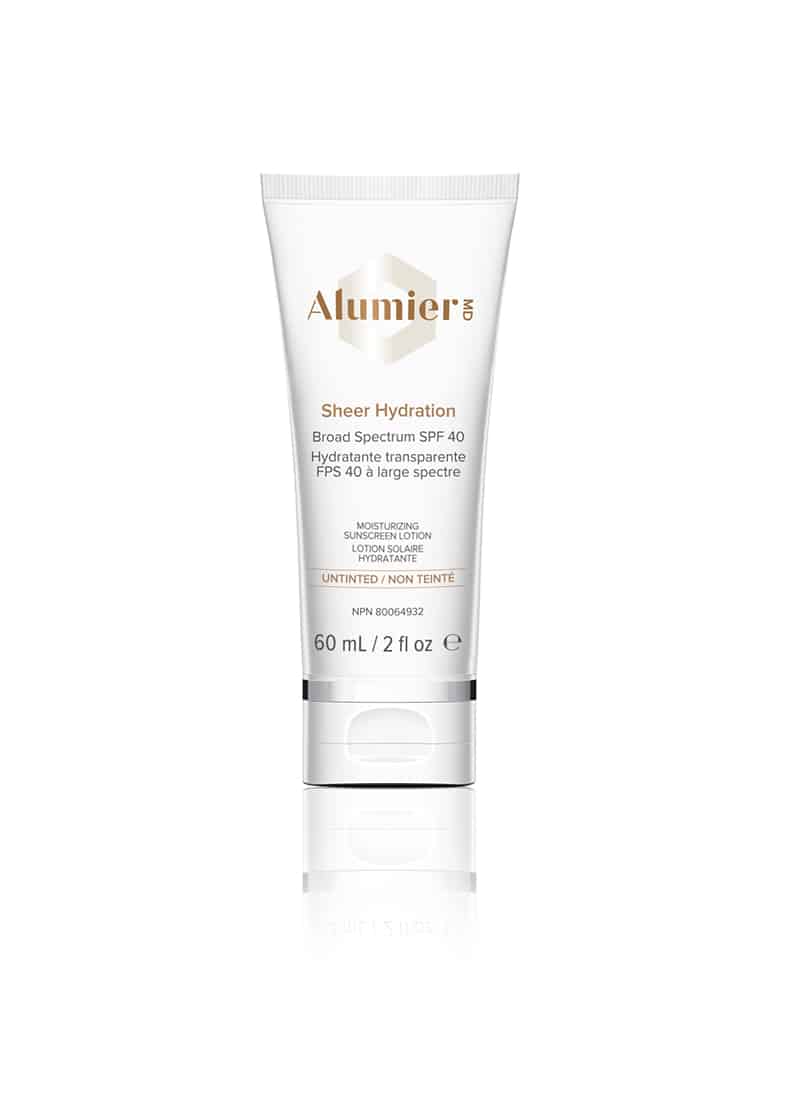 a photo of sheer hydration un-tinted sunblock